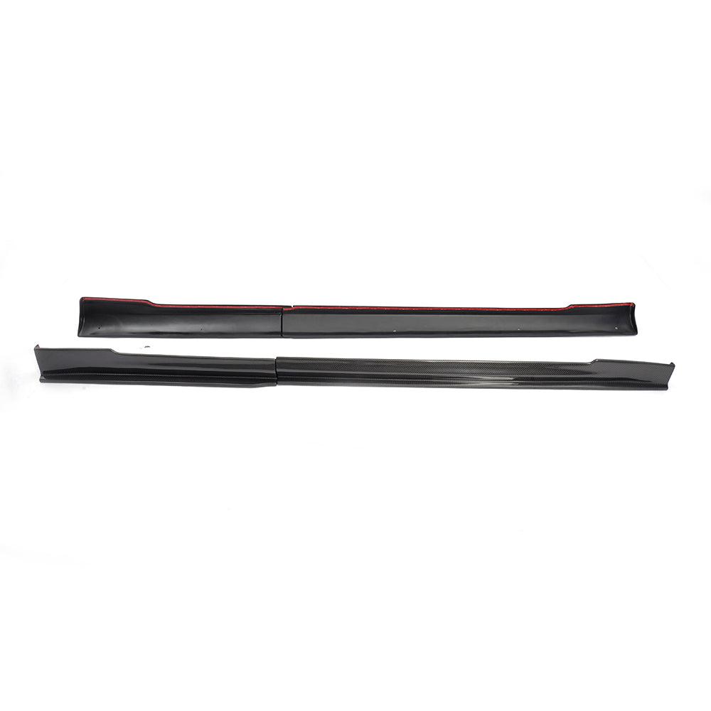RZ Style Carbon Fibre Side Skirts for Tesla Model S 13-17-Carbon Factory