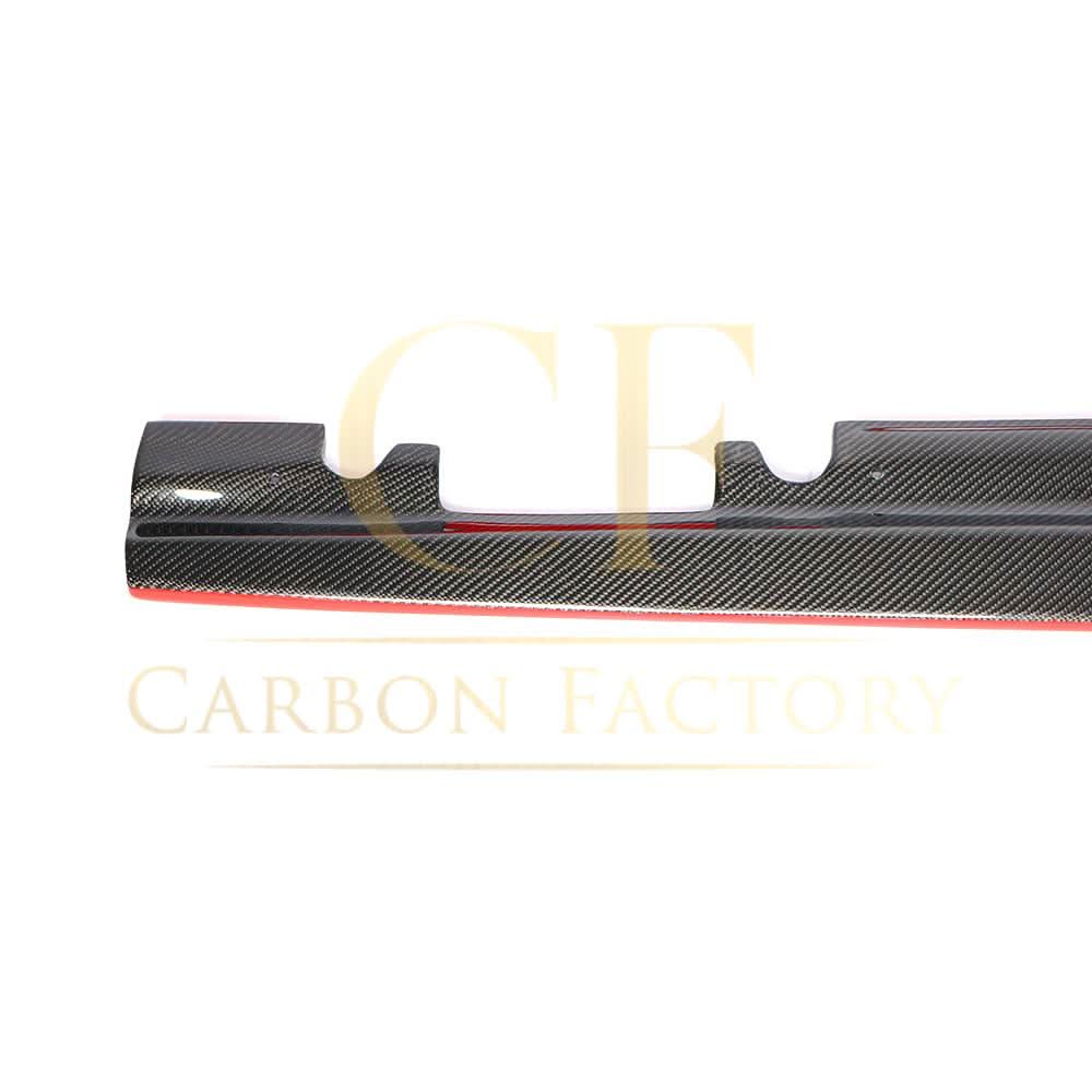 RZ Style Red Carbon Fibre Side Skirts for Mercedes Benz W176 A Class C117 Coupe 13-18 - Carbon Factory