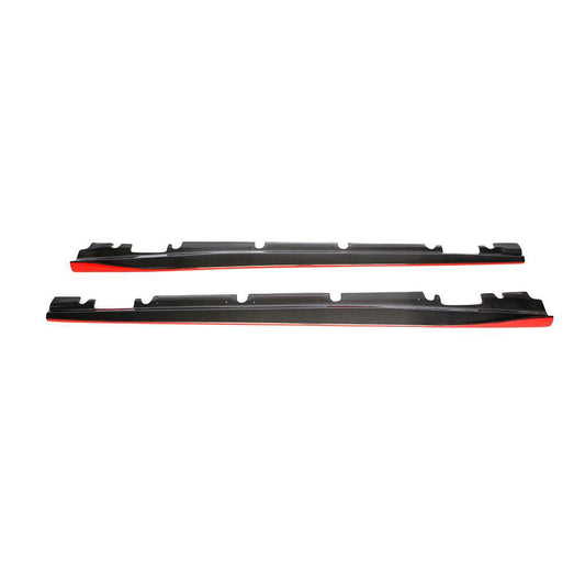 RZ Style Red Carbon Fibre Side Skirts for Mercedes Benz W176 A Class C117 Coupe 13-18 - Carbon Factory