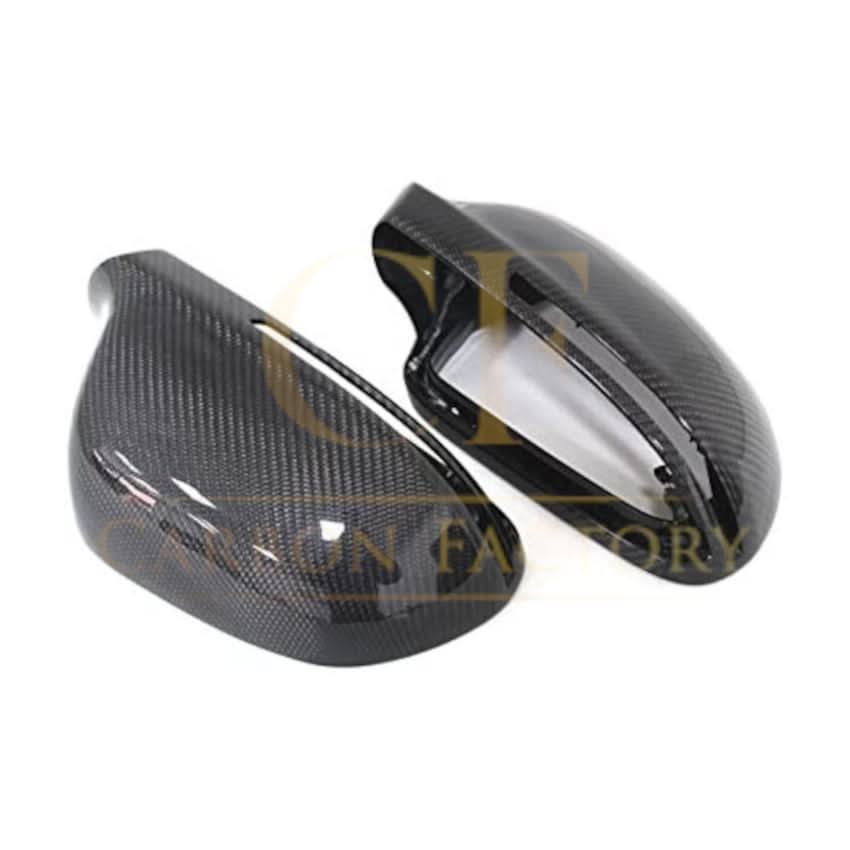 Replacement Carbon Fibre Mirror Covers for Audi A4 B8 08-12 - Carbon Factory