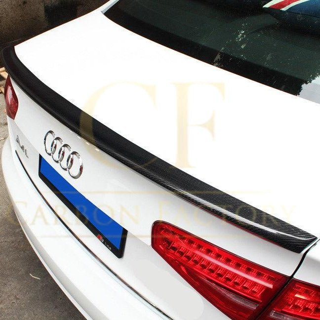S4 Style Carbon Fibre Boot Spoiler for Audi A4 B8.5 13-15 - Carbon Factory