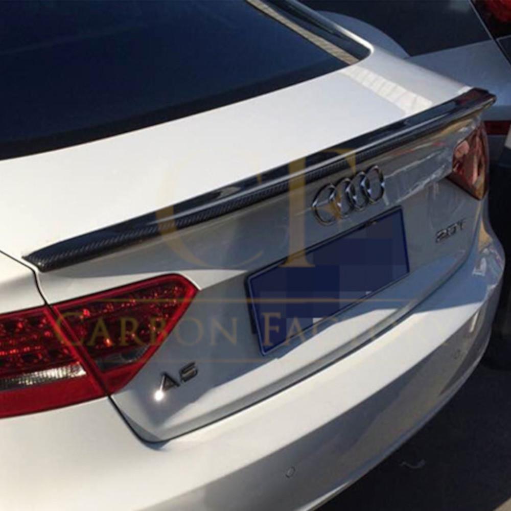 S5 Style Carbon Fibre Boot Spoiler for Audi B8 B8.5 A5 07-16 - Carbon Factory