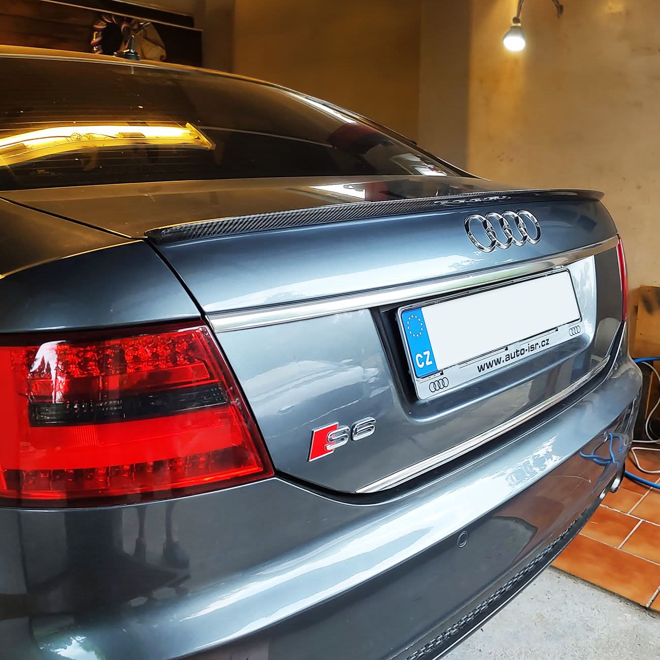 S6 Style Carbon Fibre Boot Spoiler for Audi C6 A6 04-11 - Carbon Factory