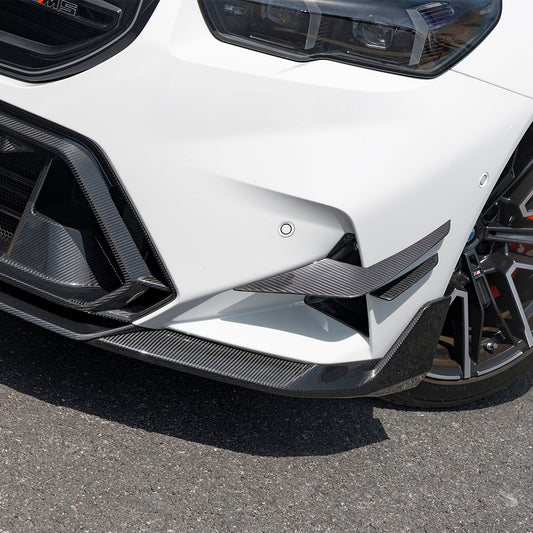 Carbon Factory SQ Style Pre-Preg Carbon Fibre Front Canards for BMW G90 G99 M5 2025-Present - Carbon Factory