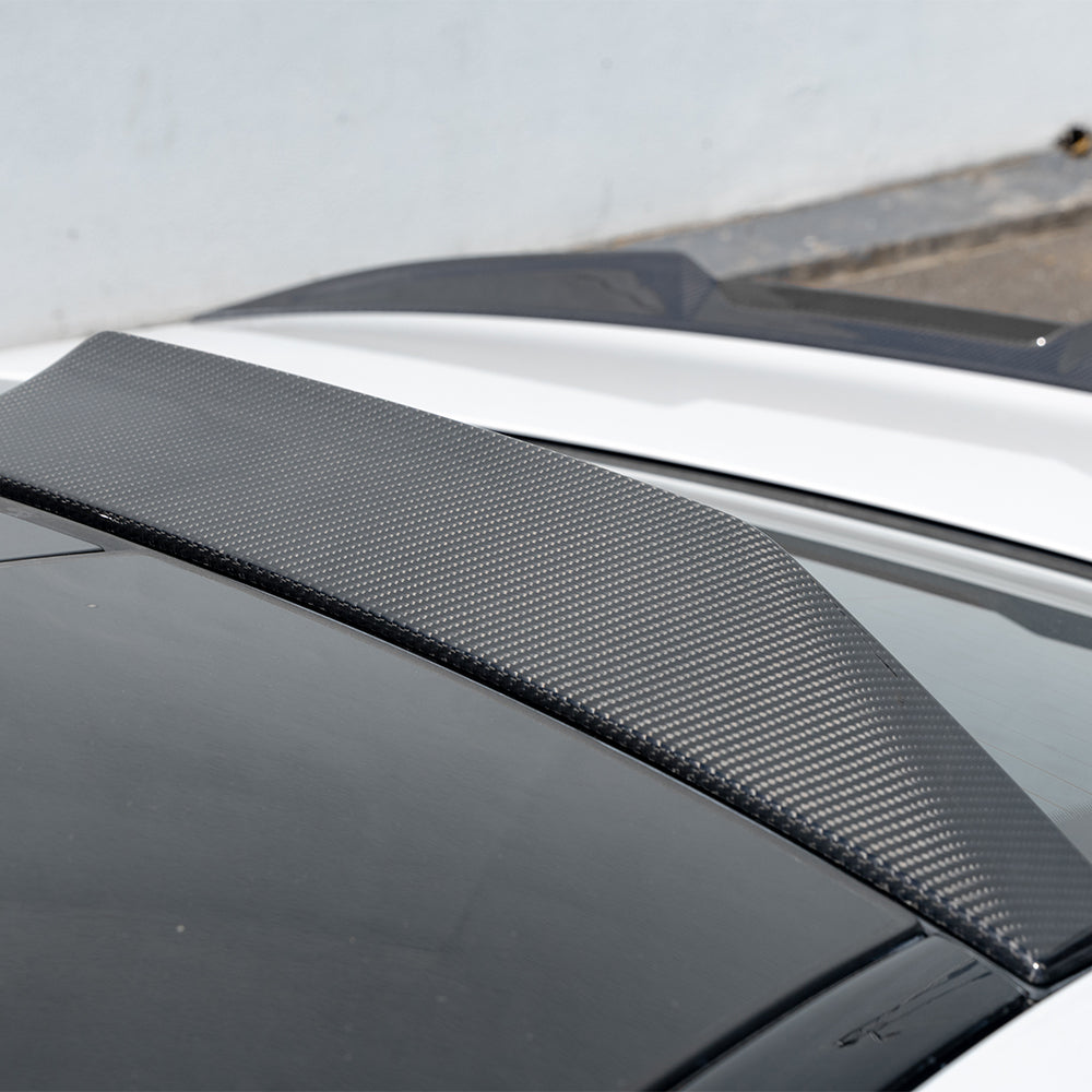 SQ Style Pre-Preg Carbon Fibre Roof Spoiler for BMW G60 5 Series G90 M5 24-Present - Carbon Factory