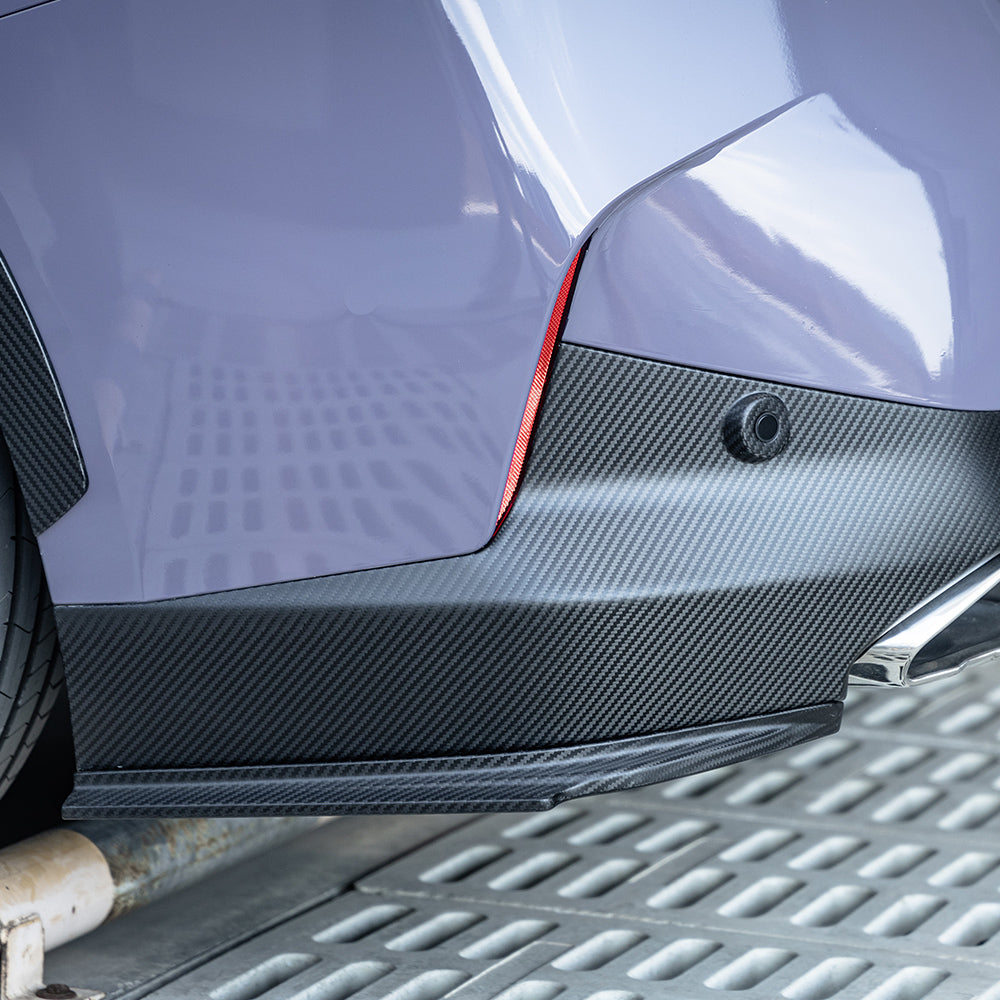 OEM Style Pre-Preg Carbon Fibre Side Diffuser for BMW 2 Series G42 Coupe 21-Present - Carbon Factory