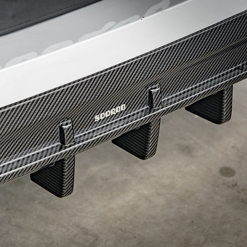 SQ Style Pre-Preg Carbon Fibre Rear Diffuser for BMW G16 8 Series 20-Present - Carbon Factory