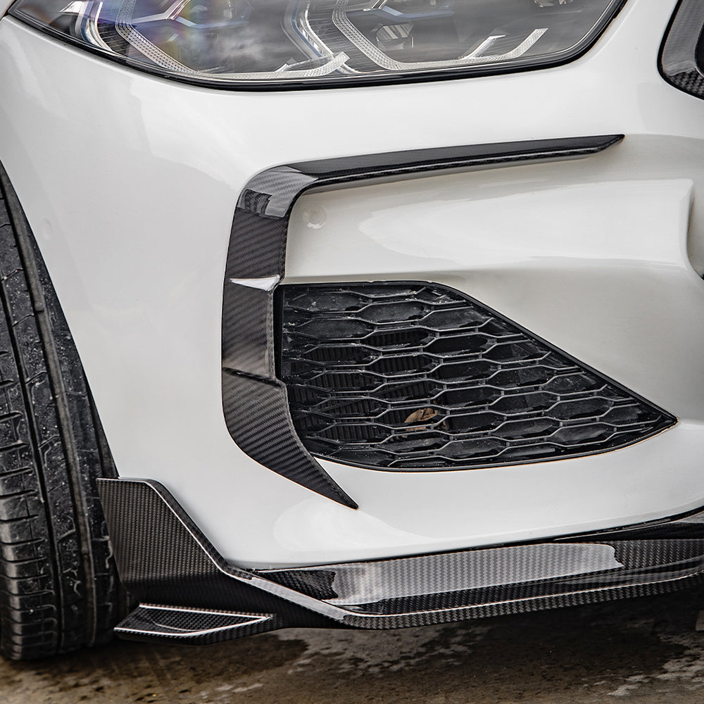 SQ Style Pre-Preg Carbon Fibre Front Splitter for BMW G14 G15 G16 8 Series 20-Present - Carbon Factory