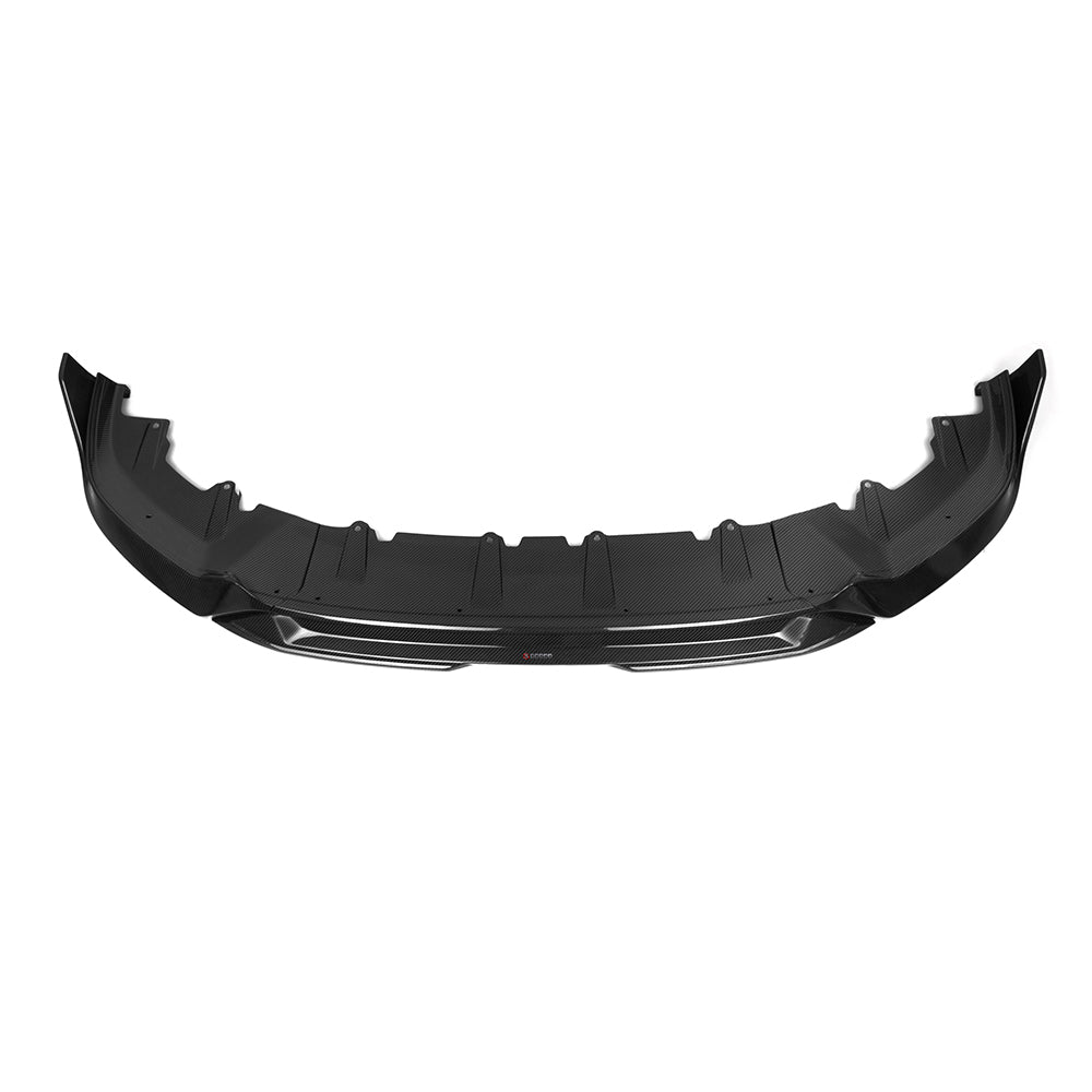 SQ Style Pre-Preg Carbon Fibre Front Splitter for BMW G60 5 Series & i5 24-Present - Carbon Factory