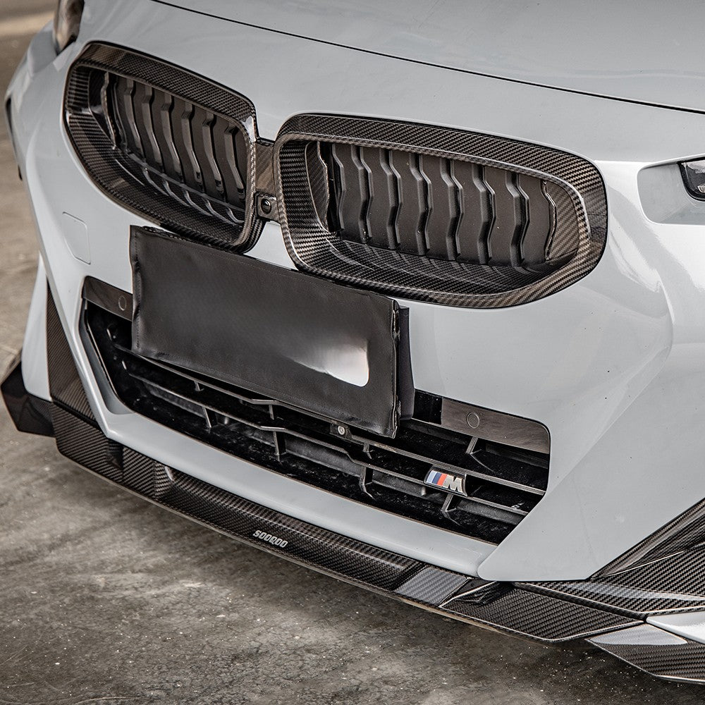 SQ Style Pre-Preg Carbon Fibre Front Splitter for BMW 2 Series G42 Coupe 21-Present - Carbon Factory