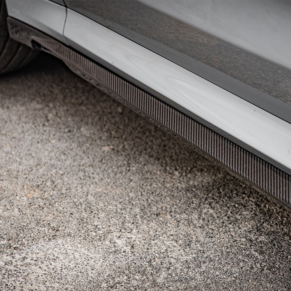 V Style Pre-Preg Carbon Fibre Side Skirts for BMW F97 X3M F98 X4M LCI 22-26 - Carbon Factory