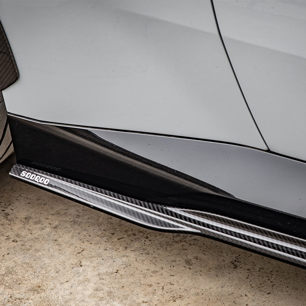 SQ Style Pre-Preg Carbon Fibre Side Skirts for BMW 2 Series G42 Coupe 21-Present - Carbon Factory
