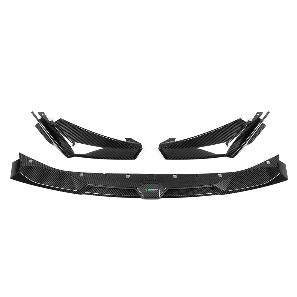SQ-A Style Pre-Preg Carbon Fibre Front Splitter for BMW G80 M3 G82 G83 M4 21-Present - Carbon Factory