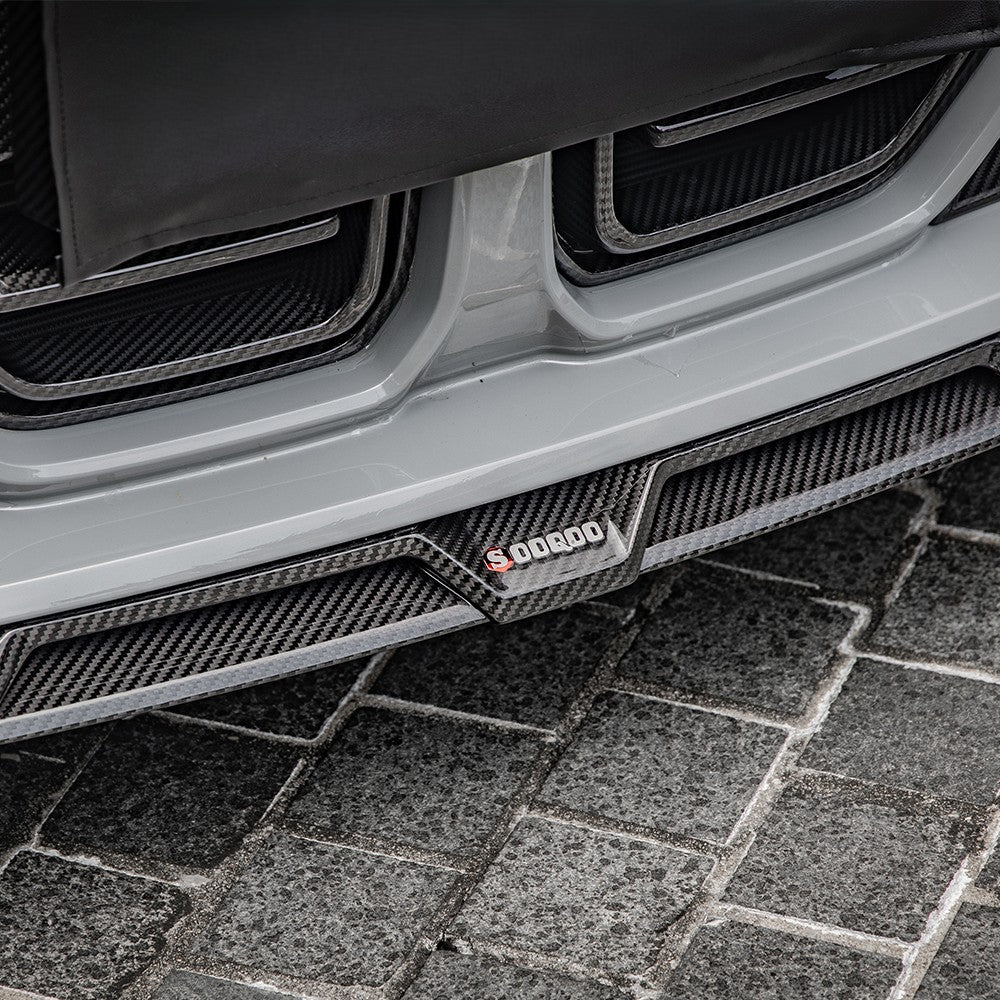 SQ-A Style Pre-Preg Carbon Fibre Front Splitter for BMW G80 M3 G82 G83 M4 21-Present - Carbon Factory