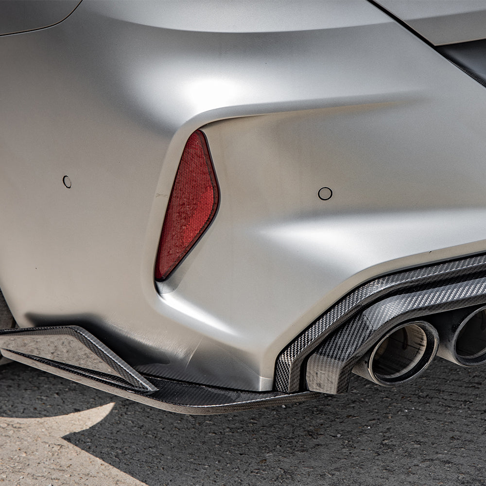 SQ Style Pre-Preg Carbon Fibre Rear Diffuser for BMW F93 M8 Gran Coupe 20-Present - Carbon Factory