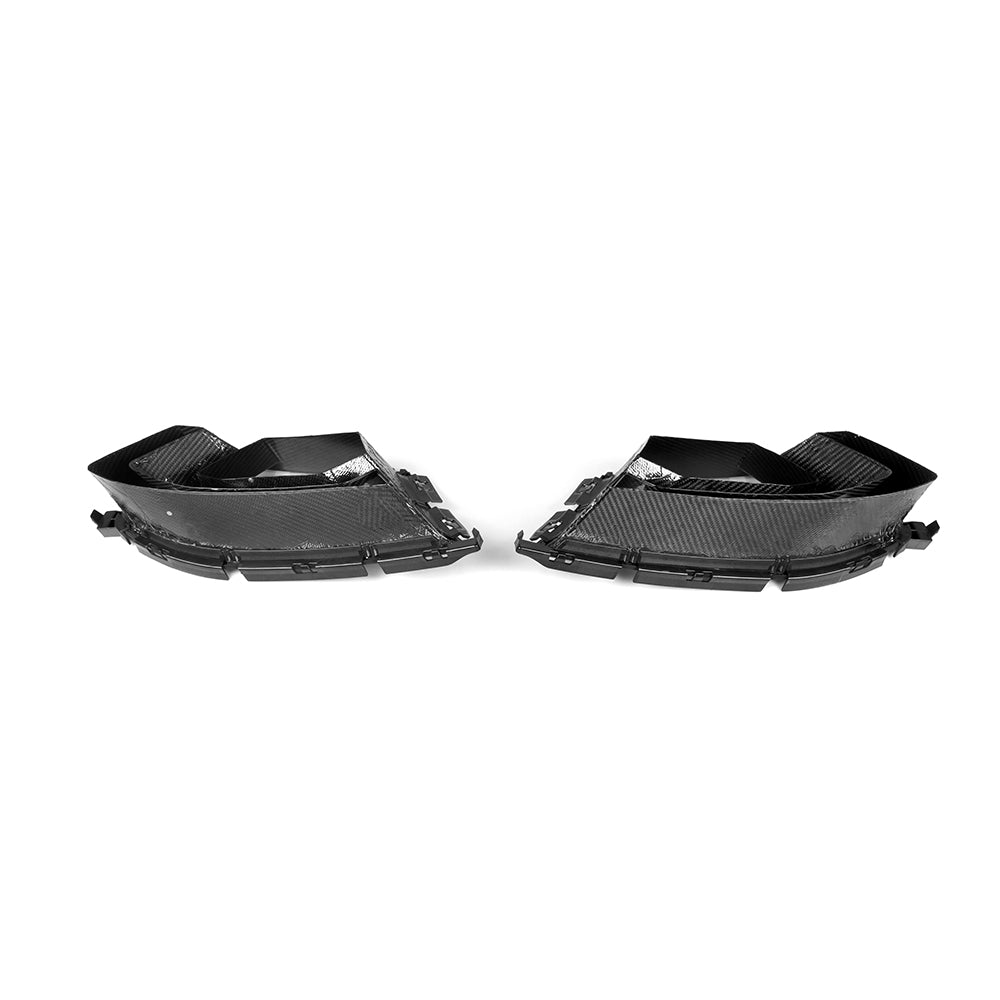 SQ Style Pre-Preg Carbon Fibre Front Bumper Inserts for BMW G80 M3 G82 G83 M4 21-Present - Carbon Factory