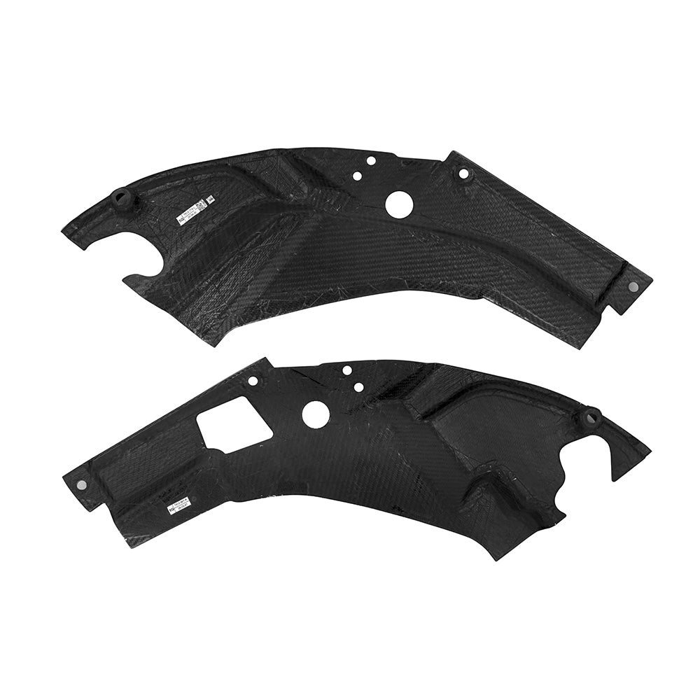 Pre-Preg Carbon Fibre Engine Side Cover Trims for BMW G87 M2 24-Present - Carbon Factory