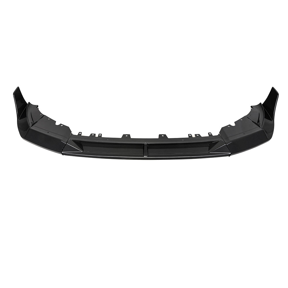 V Style Pre-Preg Carbon Fibre Front Splitter for BMW F97 X3M F98 X4M LCI 22-26 - Carbon Factory