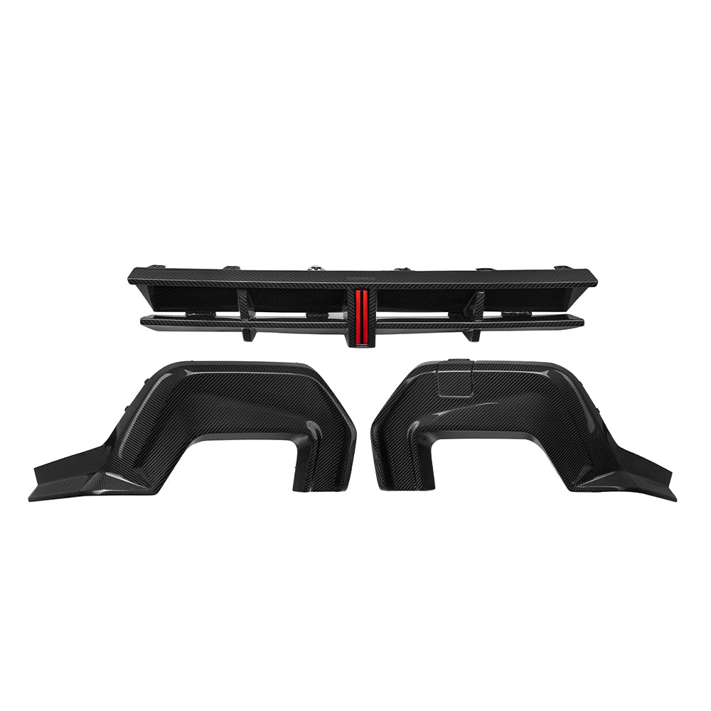 SQ Style Pre-preg Carbon Fibre Diffuser for BMW F74 2 Series Gran Coupe 25-Present - Carbon Factory