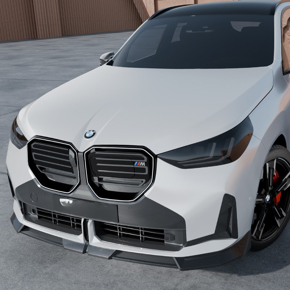 SQ Style Pre-Preg Carbon Fibre Front Splitter for BMW G45 X3 25-Present - Carbon Factory