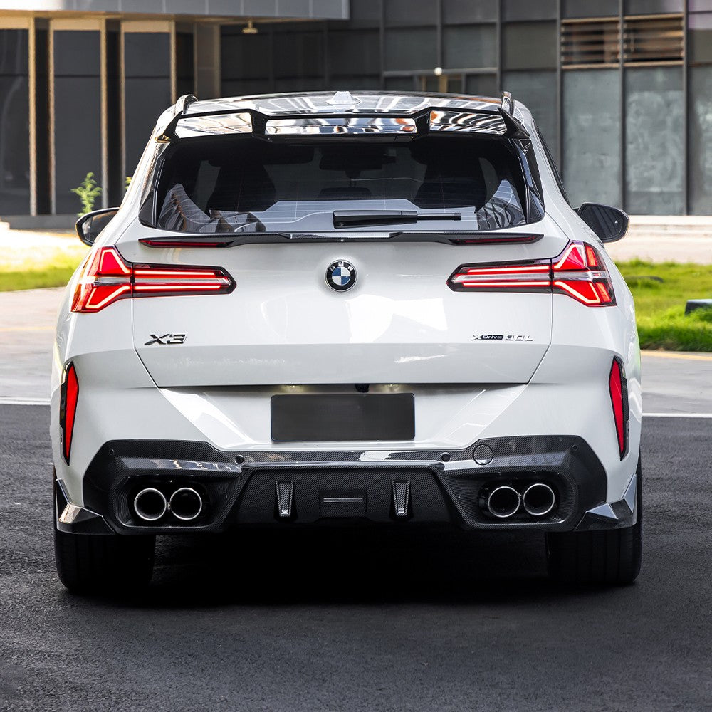 SQ Style Pre-Preg Carbon Fibre Rear Bumper Spats for BMW G45 X3 25-Present - Carbon Factory