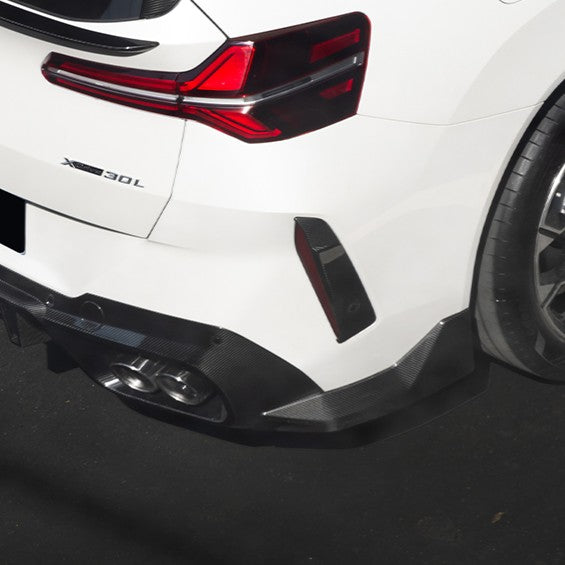 SQ Style Pre-Preg Carbon Fibre Rear Bumper Spats for BMW G45 X3 25-Present - Carbon Factory