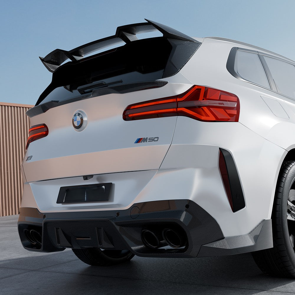 SQ Style Pre-Preg Carbon Fibre Rear Diffuser for BMW G45 X3 25-Present - Carbon Factory