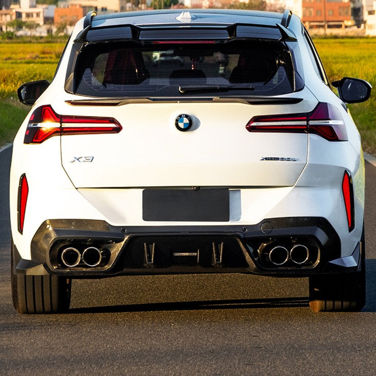 SQ Style Pre-Preg Carbon Fibre Rear Diffuser for BMW G45 X3 25-Present - Carbon Factory