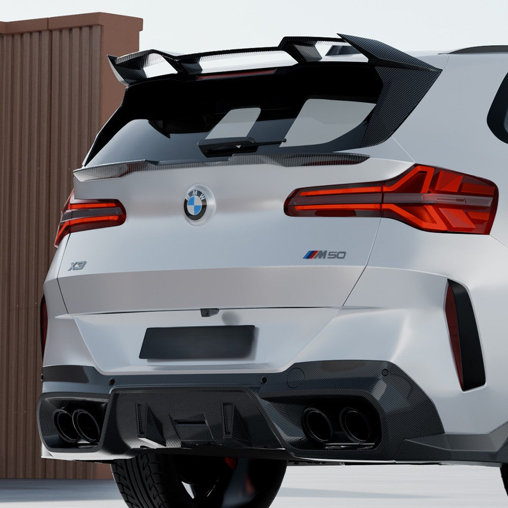 SQ Style Pre-Preg Carbon Fibre Roof Spoiler for BMW G45 X3 25-Present - Carbon Factory