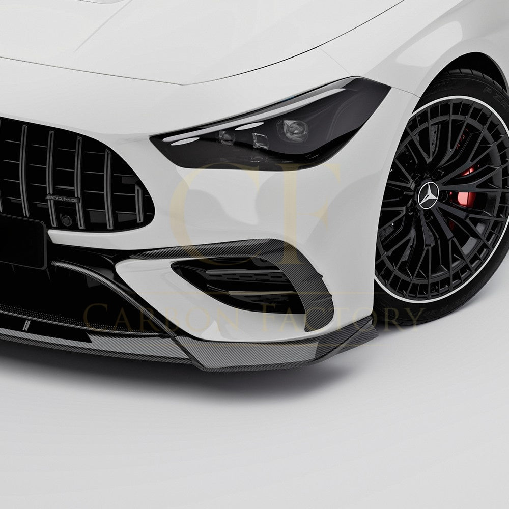 SQ Style Pre-preg Carbon Fiber Front Inserts for Mercedes C236 CLE53 24-26 - Carbon Factory