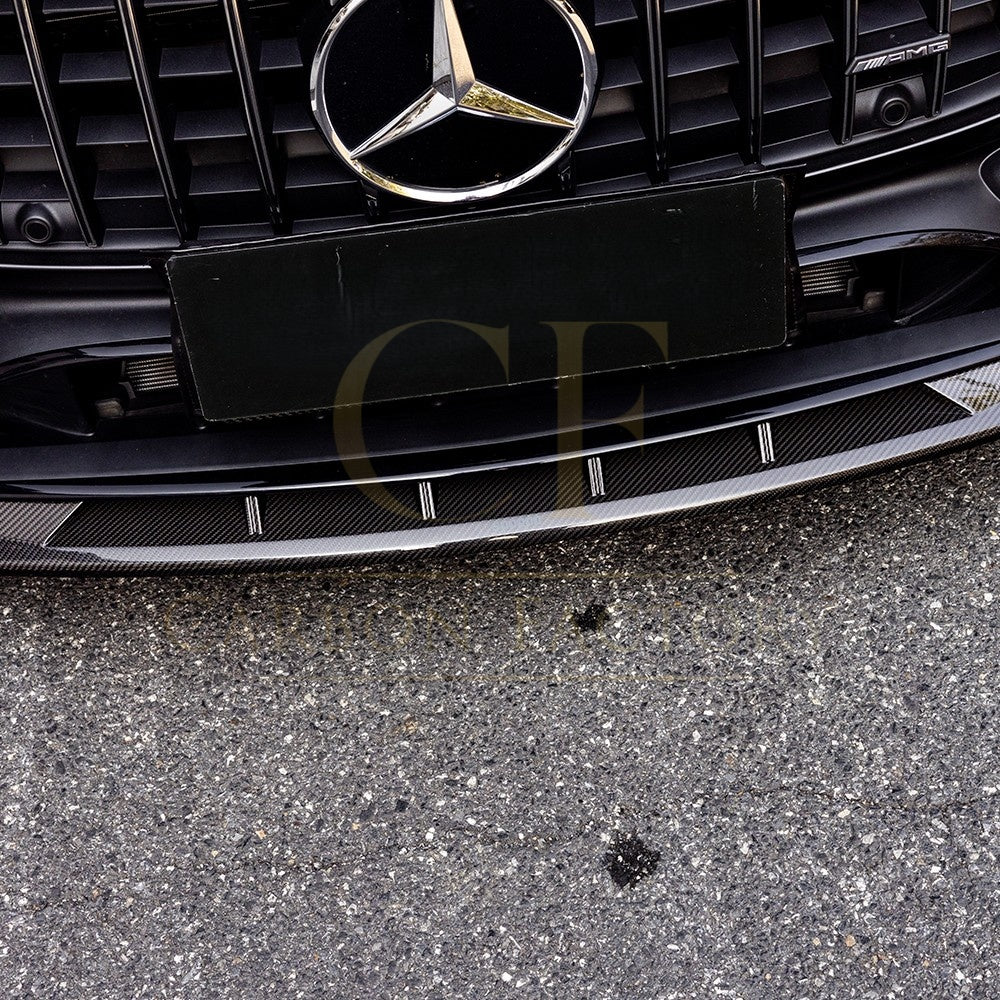 SQ Style Pre-preg Carbon Fiber Front Splitter for Mercedes C236 CLE53 24-26 - Carbon Factory
