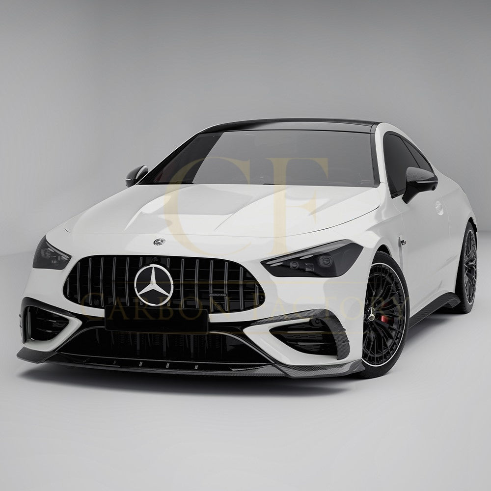 SQ Style Pre-preg Carbon Fiber Front Splitter for Mercedes C236 CLE53 24-26 - Carbon Factory