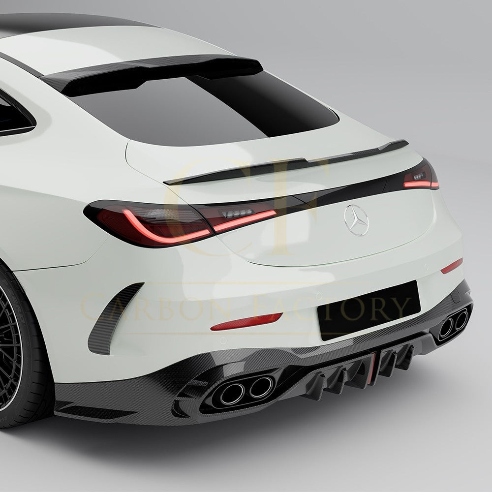 SQ Style Pre-preg Carbon Fiber Diffuser for Mercedes C236 CLE53 24-26 - Carbon Factory