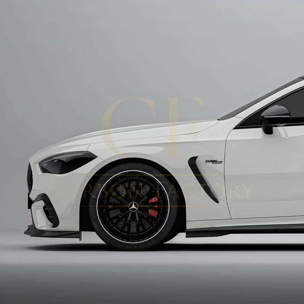 SQ Style Pre-preg Carbon Fiber Side Skirts for Mercedes C236 CLE53 24-26 - Carbon Factory