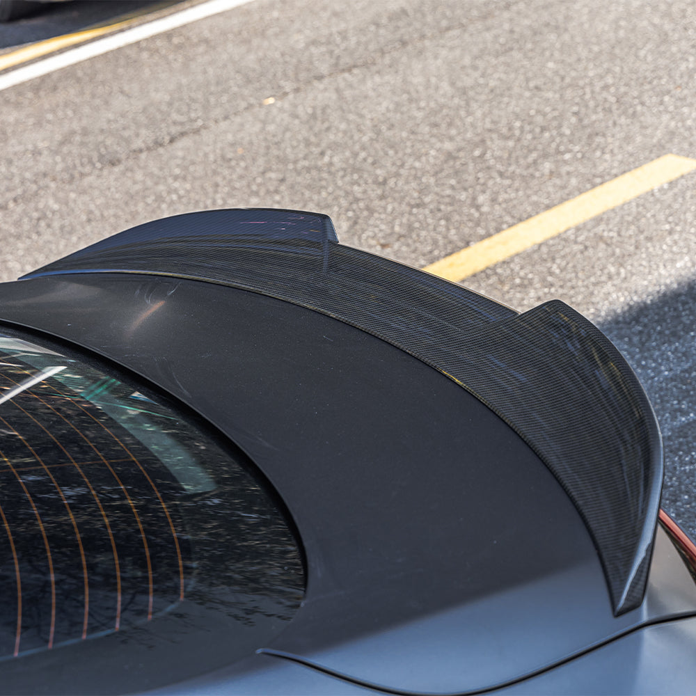 SQ Style Pre-preg Carbon Boot Spoiler for Mercedes C236 CLE53 24-26 - Carbon Factory