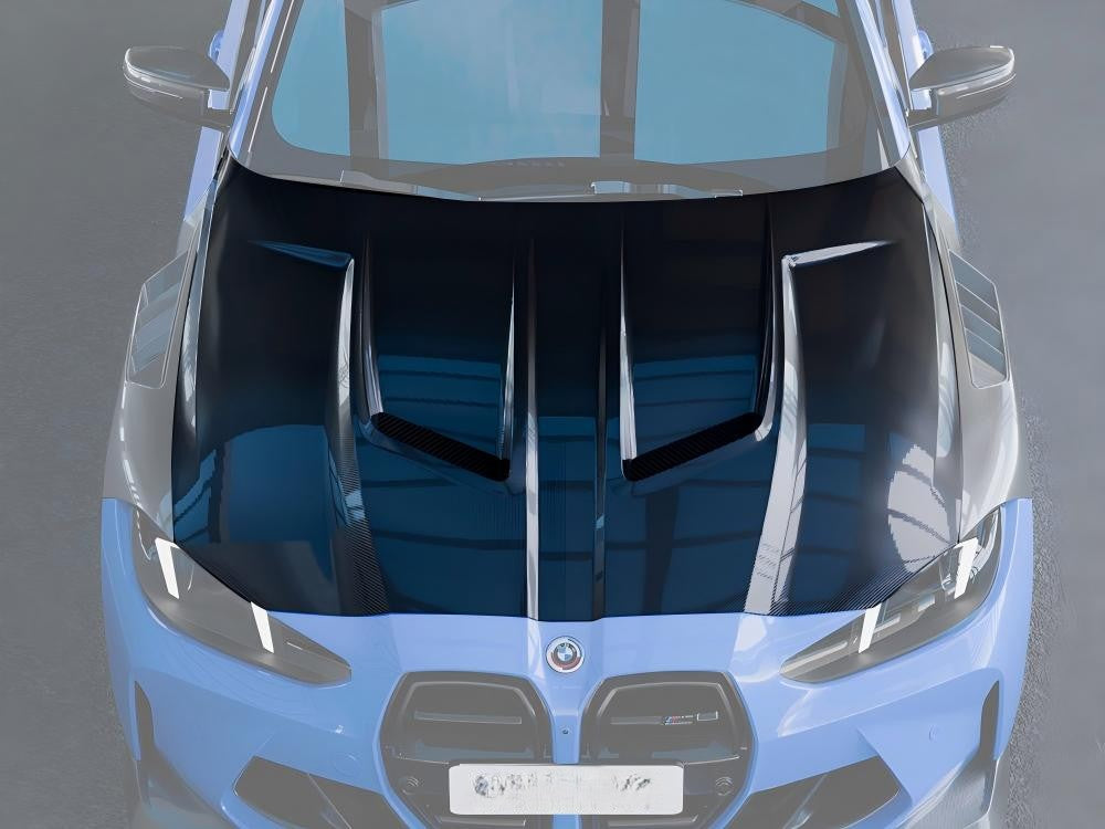 V Style Pre-Preg Carbon Fibre Bonnet for BMW G80 G81 M3 G82 G83 M4 21-25 - Carbon Factory