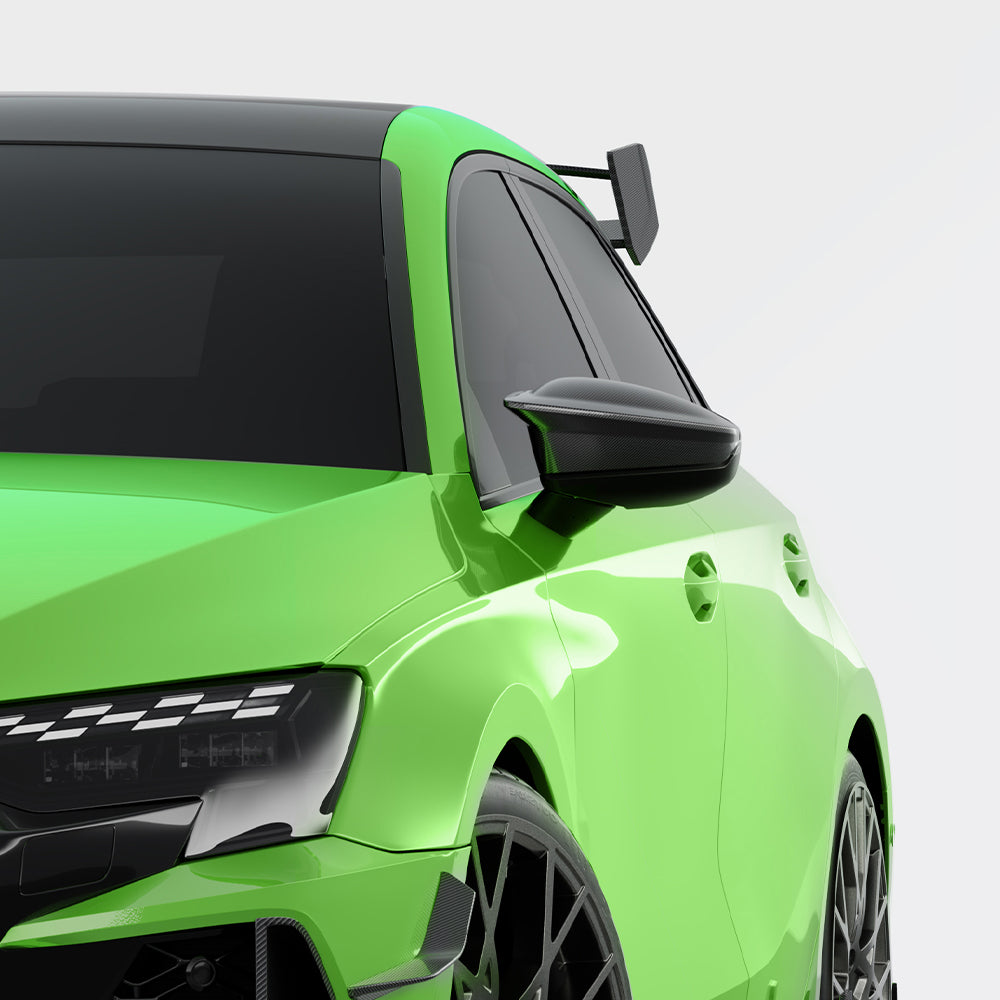 SQ Style Pre-preg Carbon Fiber Mirror Covers for Audi RS3 8Y LHD 20-26 - Carbon Factory