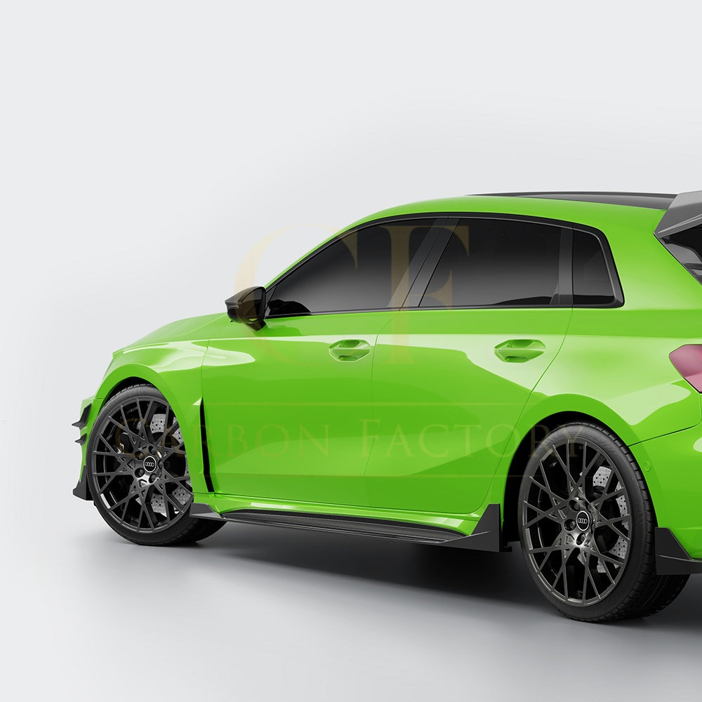 OEM Style Pre-preg Carbon Fiber Side Skirts for Audi RS3 8Y 20-26 - Carbon Factory
