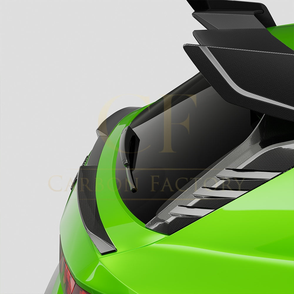 SQ Style Pre-preg Carbon Fiber Rear Window Fins for Audi RS3 8Y Sportback 20-26 - Carbon Factory
