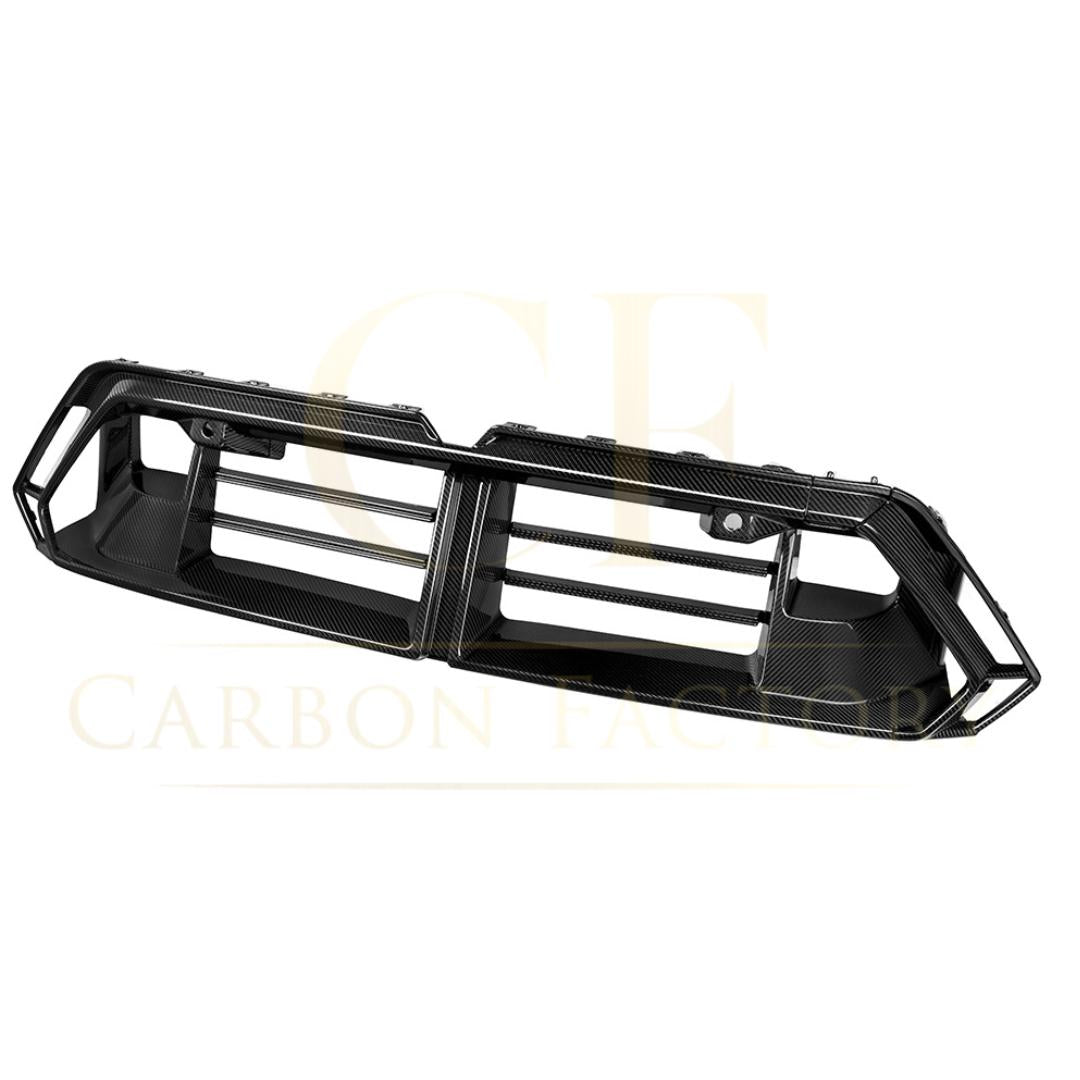 SQ Style Pre-Preg Carbon Fibre Front Bumper Center Trim for BMW G90 G99 M5 2025-Presen-Carbon Factory