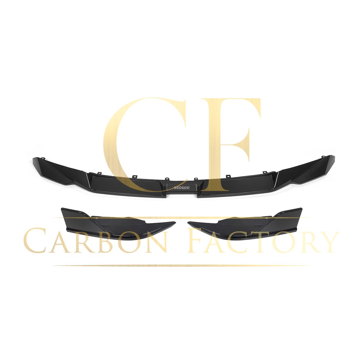 SQ Style Pre-Preg Carbon Fibre Front Splitter for BMW F91 F92 F93 M8 20-Present-Carbon Factory