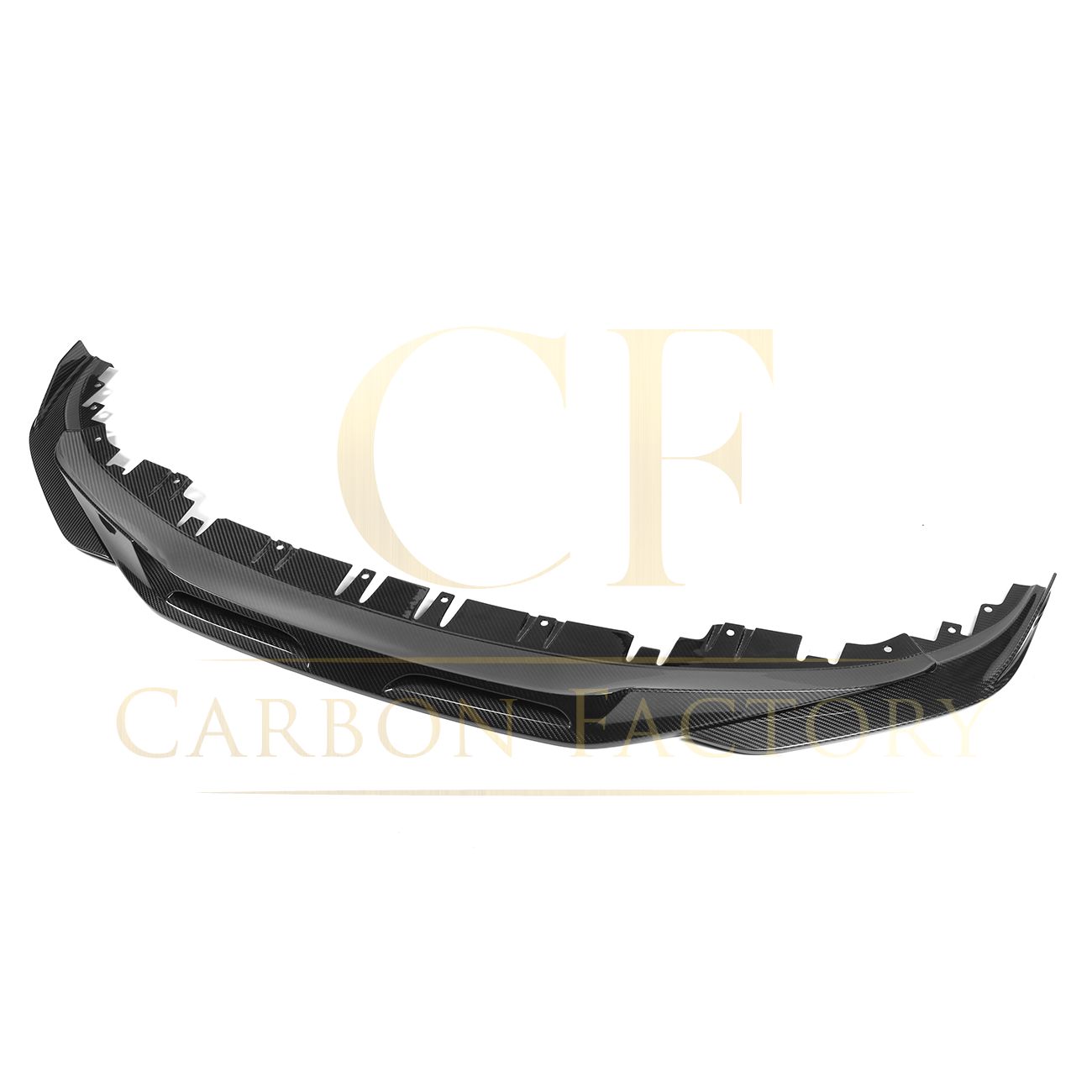 SQ Style Pre-Preg Carbon Fibre Front Splitter for BMW G26 4 Series Gran Coupe i4 21-24-Carbon Factory