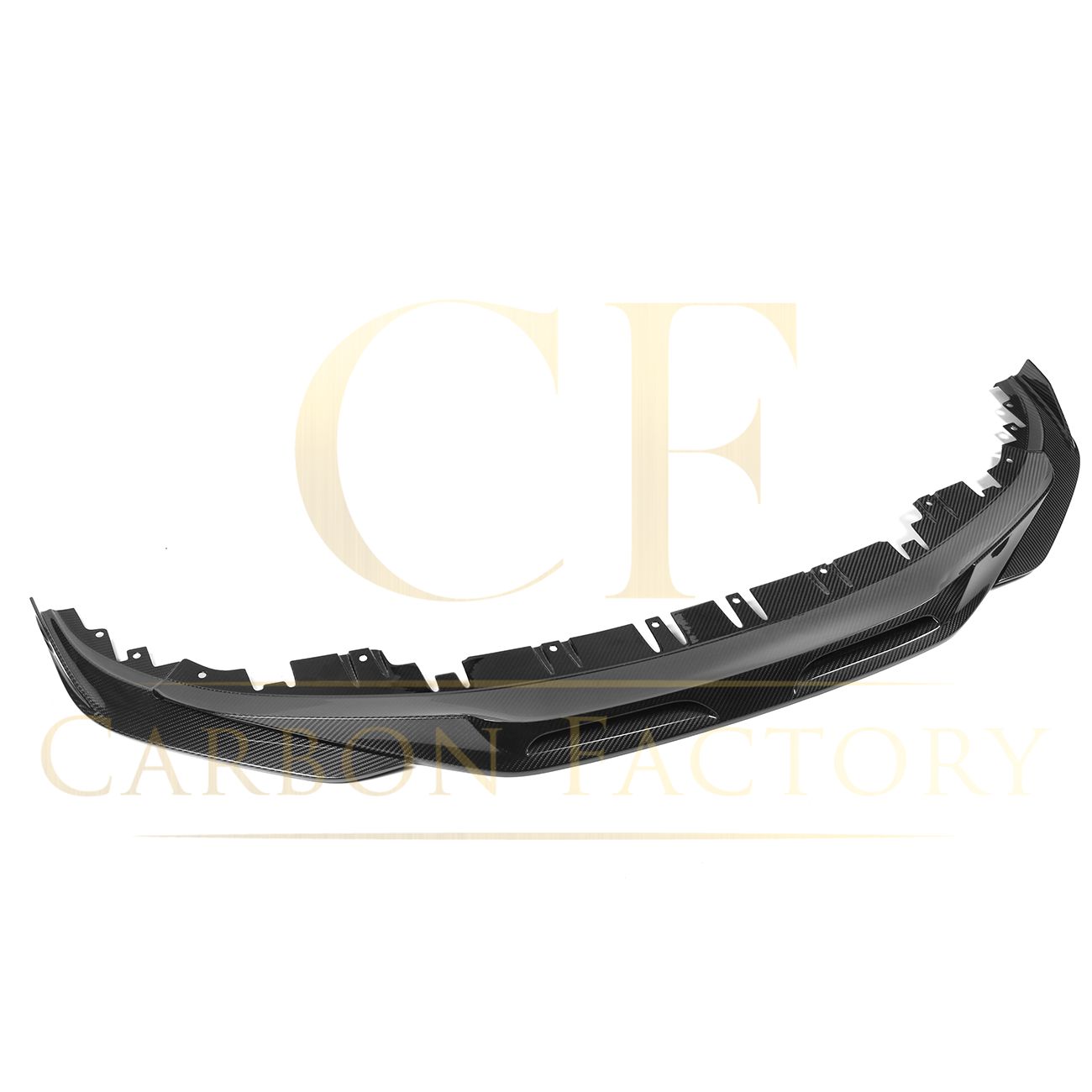 SQ Style Pre-Preg Carbon Fibre Front Splitter for BMW G26 4 Series Gran Coupe i4 21-24-Carbon Factory