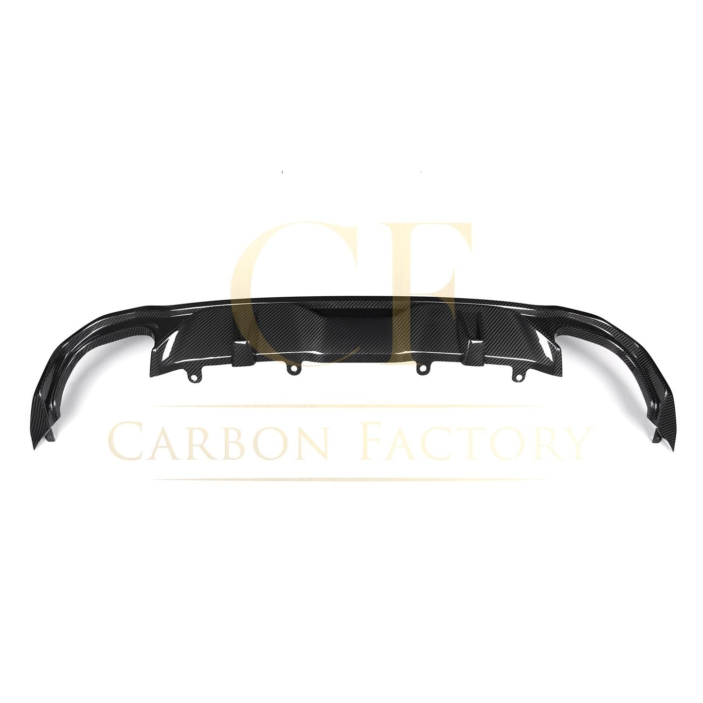 SQ Style Pre-Preg Carbon Fibre Rear Diffuser Quad Exhaust for BMW G26 4 Series Gran Coupe 21-24-Carbon Factory