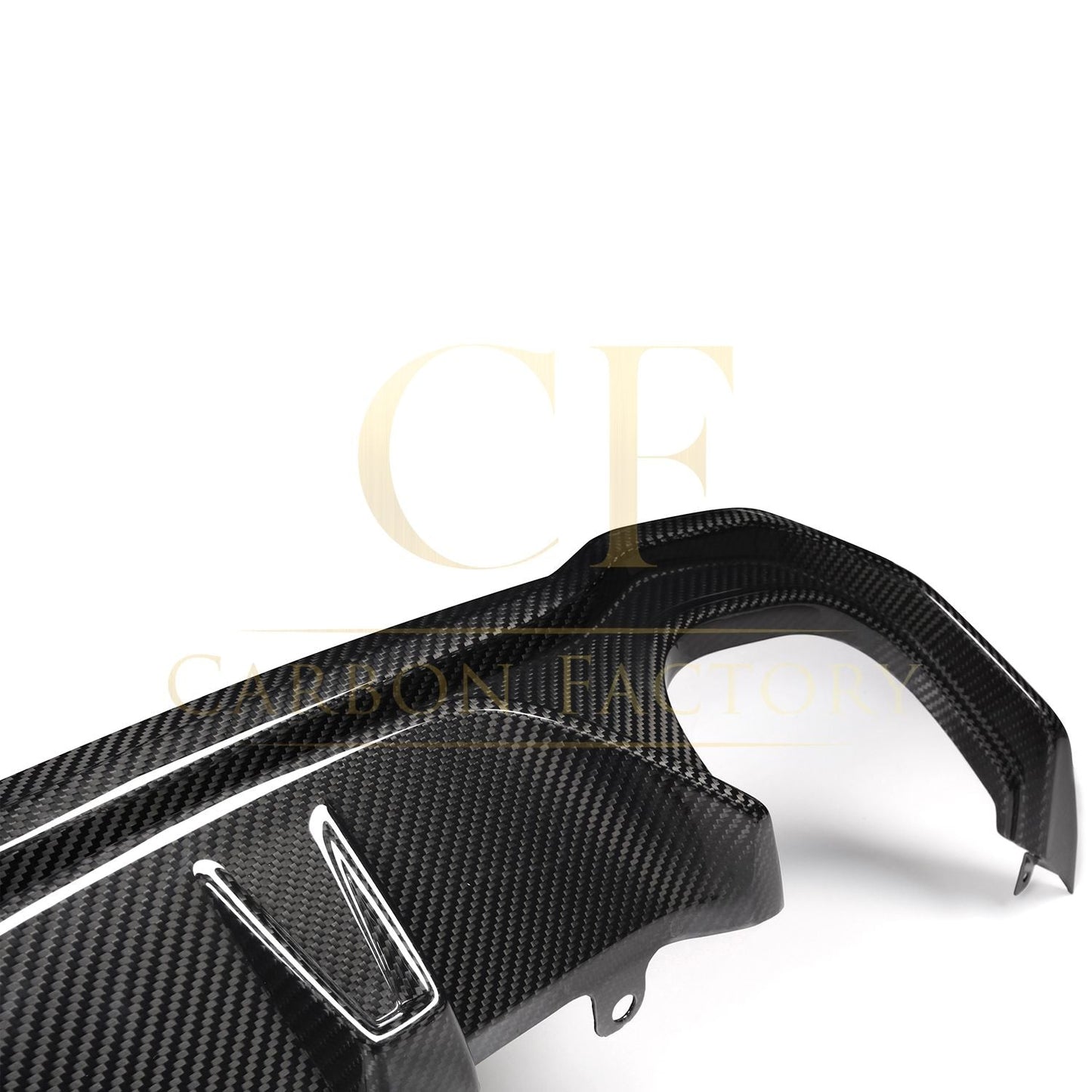 SQ Style Pre-Preg Carbon Fibre Rear Diffuser Quad Exhaust for BMW G26 4 Series Gran Coupe 21-24-Carbon Factory