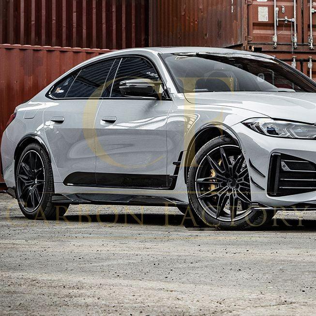 SQ Style Pre-Preg Carbon Fibre Side Skirts for BMW G26 4 Series Gran Coupe 21-24-Carbon Factory