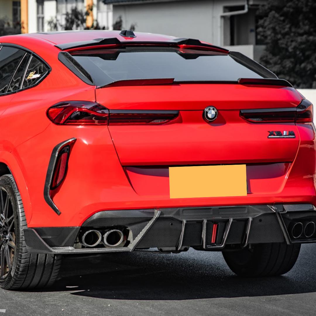 SQ Style Pre-preg Carbon Fibre Rear Diffuser for BMW F96 X6M 20-Present-Carbon Factory