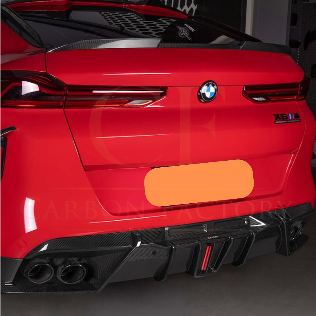SQ Style Pre-preg Carbon Fibre Rear Diffuser for BMW F96 X6M 20-Present-Carbon Factory