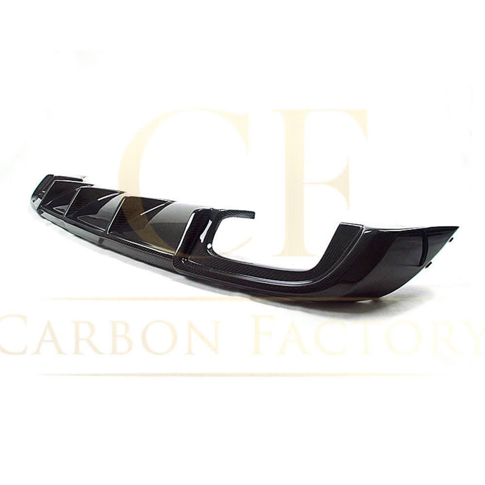 Small Fin Style Carbon Fibre Rear Diffuser for Audi A3 Hatchback (Non S Line) 17-19 - Carbon Factory