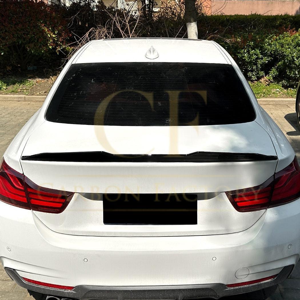 Small PSM Style Gloss Black Spoiler for BMW F32 4 Series Coupe 14-20-Carbon Factory
